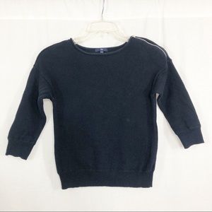 GAP Rollneck 3/4 Sleeve Sweater, Size Small, Navy